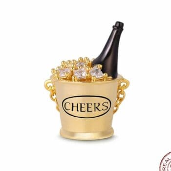 Madeesa Champagne Ice Bucket Charm